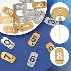 10 pendentif en acier inoxydable 304&nbsp;STAS-FS0002-17P