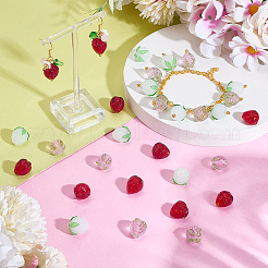 30шт 3 стиля ручной работы бусины лэмпворк&nbsp;LAMP-PH0001-46