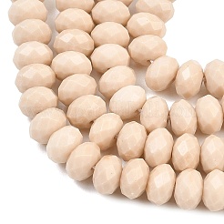 Природные окаменелое дерево бисер пряди&nbsp;G-C259-A30-5x8mm