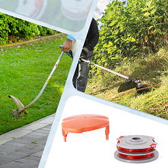 2 катушка с леской для триммера и один колпачок&nbsp;FIND-TAC0027-31