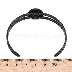 Rohlinge für Armreifen aus Edelstahl 304 mit flacher&nbsp;SA-CBA82C8-05A-EB