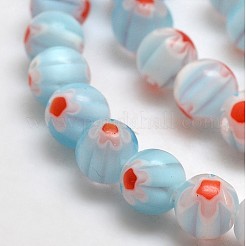Tondi di vetro millefiori fili di perline&nbsp;LK-P001-22