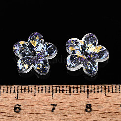 Выпечка расписные прозрачные стеклянные бусины&nbsp;DGLA-N014-08A-01