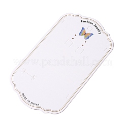 Бумажные карточки для демонстрации ювелирных изделий для ожерелья CDIS-F005-05