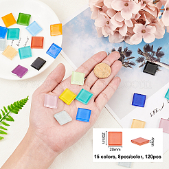 Cabochons en verre transparent&nbsp;GLAA-OC0001-08