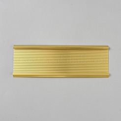 6 комплект 2-цветных товарных этикеток из алюминиевого сплава ODIS-NB0001-23