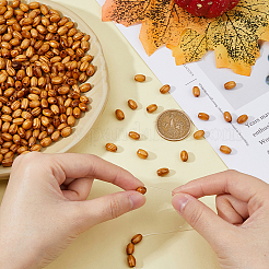 500 шт. Бусины из натурального дерева WOOD-DC0001-15