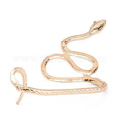 Браслеты из сплава с открытыми ладонями в виде змеи&nbsp;BJEW-O180-01LG