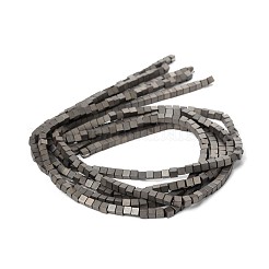 Cubo non magnetici ematite sintetico fili di perline&nbsp;G-D621-21