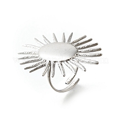 Регулируемые манжетные кольца из нержавеющей стали 304&nbsp;RJEW-V005-01C-P