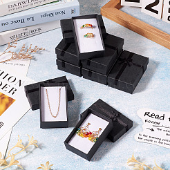 Картонные бумажные коробки для хранения колец и сережек CON-TAC0001-07