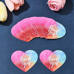 Мелованная бумага поздравительная открытка с благодарностью DIY-FS0007-76B