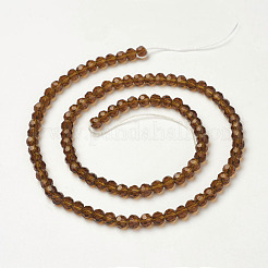 Прозрачные стеклянные бусины&nbsp;GF4mmC45