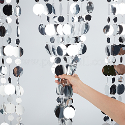 1м диск для домашних животных подвесное украшение из пайеток&nbsp;AJEW-WH0270-775A