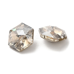 Стеклянные пуговицы k5 со стразами RGLA-H109-06