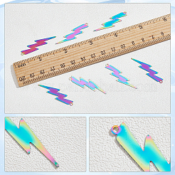 Ионное покрытие (ip) 201 филигранные подвески из нержавеющей стали STAS-HY0001-36