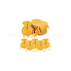 Бархатные мешочки для хранения ювелирных изделий из калебаса на шнурке TP-WH0011-05H