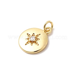 Ottone micro spianare pendenti zirconi&nbsp;KK-Z135-05G-03