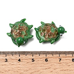 Бусины ручной работы бусины золотого песка&nbsp;LAMP-K044-01B