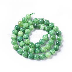天然な孔雀瑪瑙ビーズ連売り  染め＆加熱  ラウンド  12mm  穴：1mm  約33個/連  15.62インチ（39.7cm）&nbsp;G-I259-09D