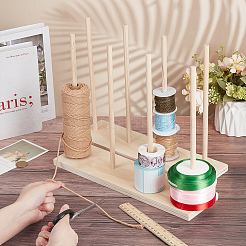 Держатель деревянной нити на 4 катушку DIY-WH0308-732