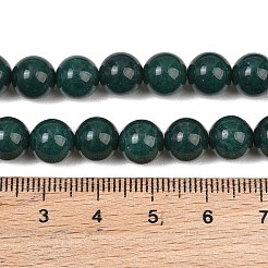 Gefärbt natürlichen weißen Jade Perlen Stränge&nbsp;GG-CBAD029-A06-8mm