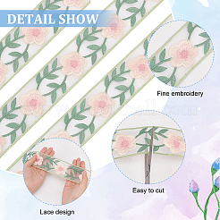 5 ярд лент из органзы для вышивки в китайском стиле OCOR-FG0002-18