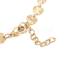 Браслеты из нержавеющей стали 304 с вакуумным покрытием PVD BJEW-M205-03G