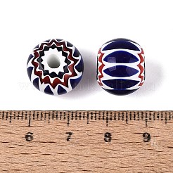 Handgefertigte Millefiori-Glas-Unterlegscheibe-Perlen&nbsp;LA-N002-11A