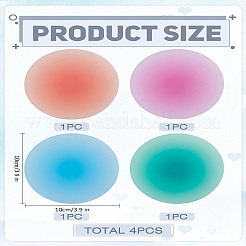 4шт. 4-х цветная акриловая подставка&nbsp;AJEW-LP0006-25