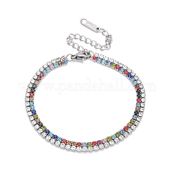 Многорядные браслеты из нержавеющей стали 304 BJEW-C103-03P