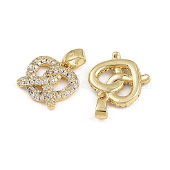 Латунные микро проложить кубического циркония подвески&nbsp;KK-A269-53G