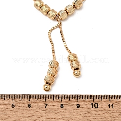 Colliers à pendentif en acier inoxydable 304 avec perles rondes plates et chaîne à maillons carrés&nbsp;SA-CBAF6AD-13G