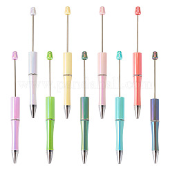 9шт. 9-цветная пластиковая шариковая ручка с УФ-покрытием&nbsp;AJEW-TA0001-83