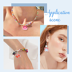 Подвески из непрозрачной смолы на тему океана RESI-SC0002-37