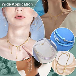 100шт 2 цвета латунные бусины&nbsp;KK-PH0012-94A