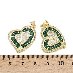 Латунные микро проложить кубического циркония подвески KK-D005-11G