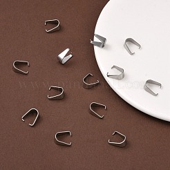 Защелкивающиеся дужки из нержавеющей стали марки 304&nbsp;STAS-R048-13x9mm