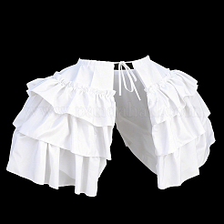 Jupon à volants double face en polyester pour femme&nbsp;DIY-WH0622-631B