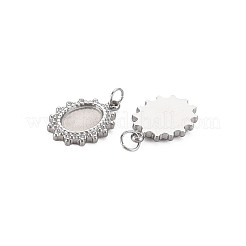 Pendentifs en acier inoxydable 304 avec monture en émail&nbsp;LS-STAS-N097-199