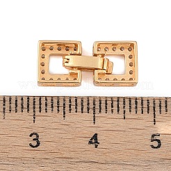 925 серебряная застежка с микропаве из прозрачного кубического циркония STER-P060-38G