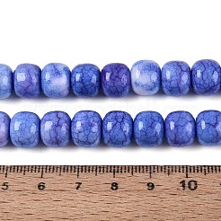 Нити из окрашенных стеклянных бусин с эффектом омбре&nbsp;GLAA-N067-01A-12