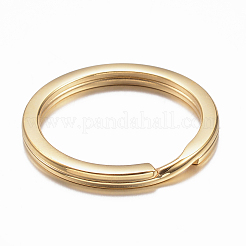 Placcatura ionica (ip) 304 portachiavi divisi in acciaio inossidabile&nbsp;LS-STAS-H383-30G