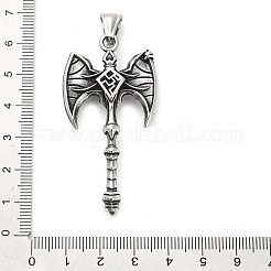 Подвески из хирургической нержавеющей стали 316 на Хэллоуин STAS-A123-02B-AS