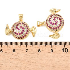 Латунные микро проложить кубического циркония подвески&nbsp;KK-C170-23A-G