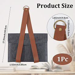 2 шт. настенный держатель-органайзер для журналов из искусственной кожи&nbsp;AJEW-CL0002-23