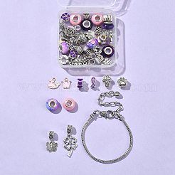 Европейский браслет с подвесками своими руками&nbsp;DIY-FS0005-64