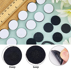 40 шт. самоклеящийся нейлон с полиэстеровыми липучками&nbsp;AJEW-SP0003-24B