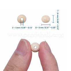 Круглые бусы из натурального дерева&nbsp;X-WOOD-Q017-8mm-06-LF