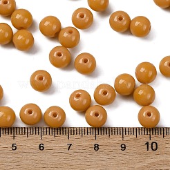 Непрозрачные цветные стеклянные бусины&nbsp;SEED-Z004-P8MM-05